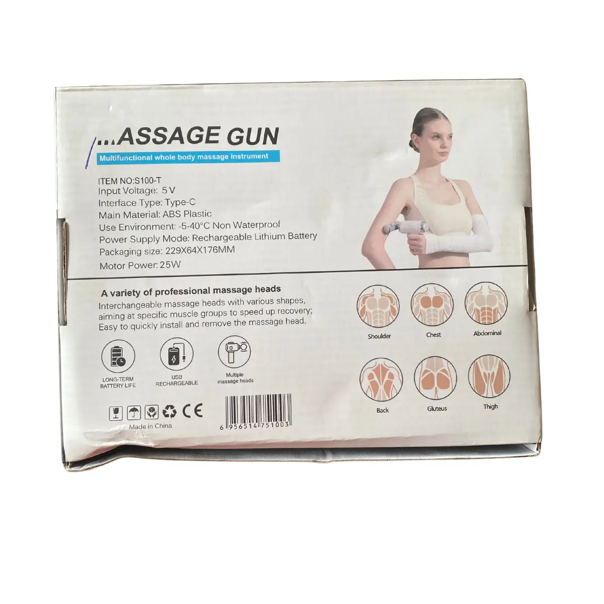 9-in-1 Fascial Gun BLD-100 (Multi-Head Kit) - Image 3
