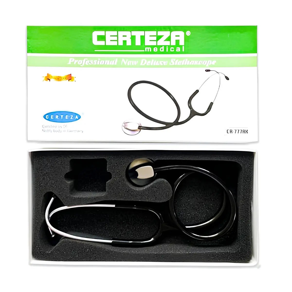 Certeza Stethoscope (Grey / Black Edition) - Image 2