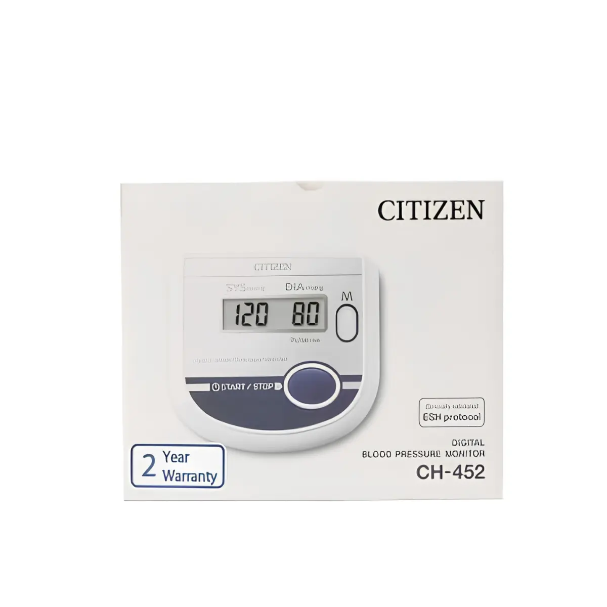 Citizen CH-452 digital blood pressure testing machine Japanese engineered
