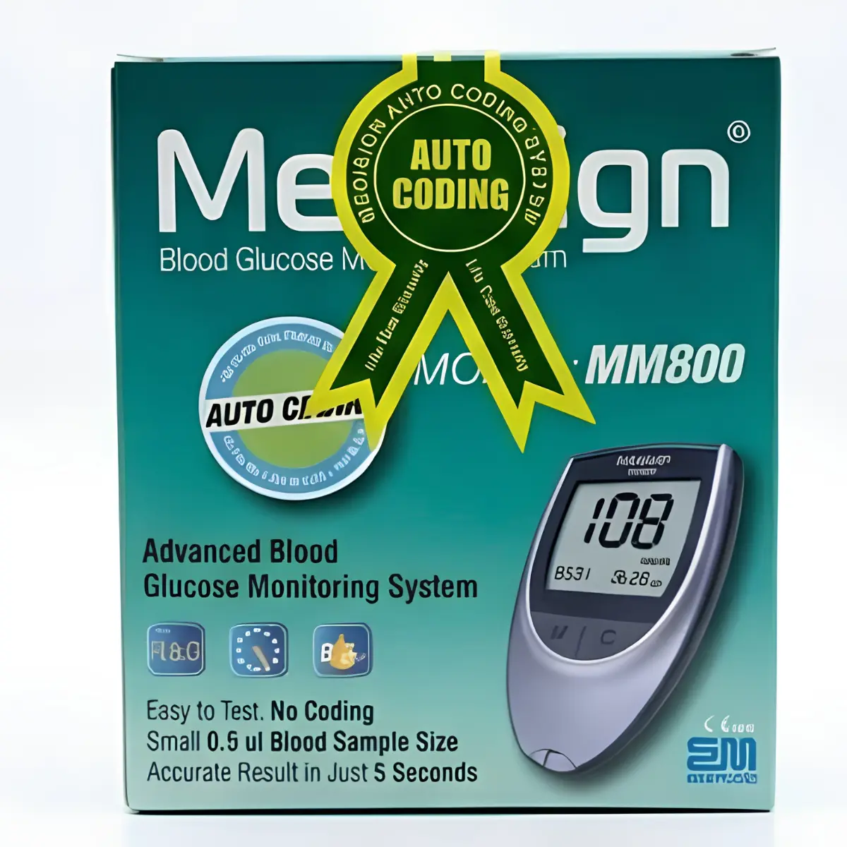 Medisign MM800 Auto Blood Glucose Monitoring System box