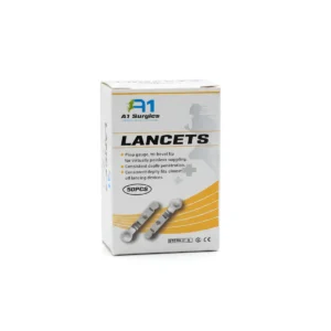 100% Genuine A1 Surgics Sterile Blood Lancets Pakistan