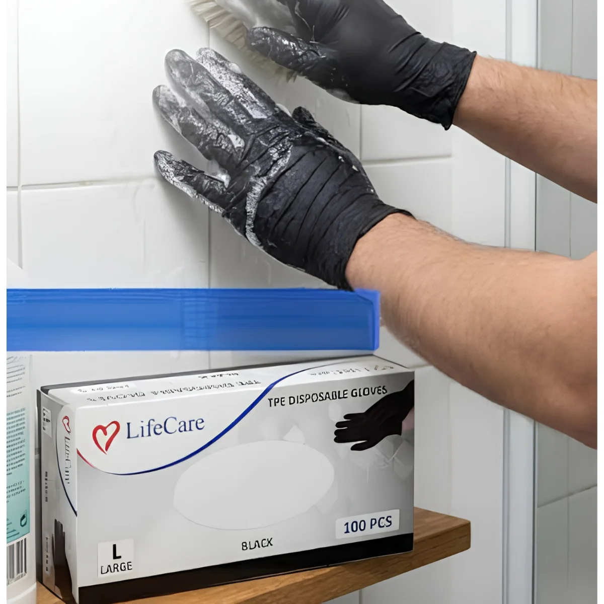 LifeCare Latex Examination Gloves (Box of 100) - Image 2