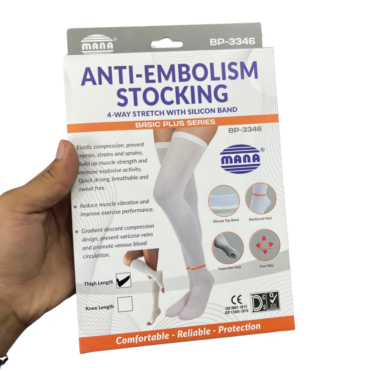 MANA Varicose Veins Compression Stockings (Sizes S to XL)